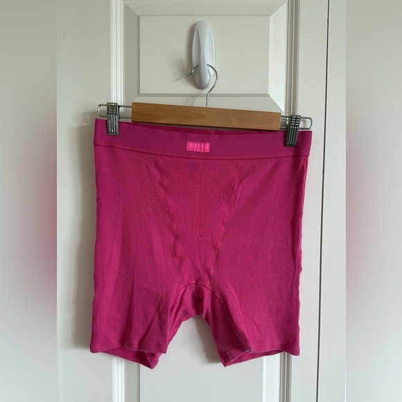 Skims Cotton Ribbed Boxers - Picture 1 of 2